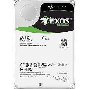 Seagate 20TB 3.5" Exos X20 HDD