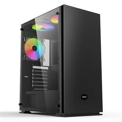 EASE EC141B Tempered Glass ATX Gaming Case