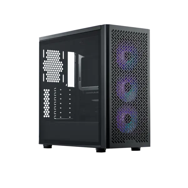 Cooler Master Elite 502 High-Airflow ATX Case - Black