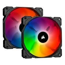 Corsair SP140 ICUE RGB Pro Performance Dual Fan Kit With Lighting Node Core