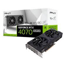 PNY GeForce RTX™ 4070 SUPER 12GB VERTO™ Overclocked Dual Fan DLSS 3