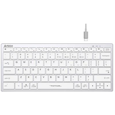 A4Tech FBX51C white Wireless and Bluetooth Keyboard