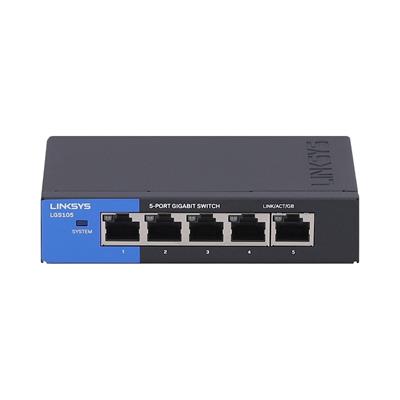 Linksys LGS105 5-Port Business Desktop Gigabit Switch - 1 Year Warranty