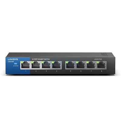 Linksys LGS108 UK 08-Port Business Desktop Gigabit Switch - 1 Year Warranty