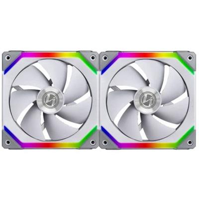 LIAN LI UNI Fan SL140 Double White ARGB PWM 140mm Fan with Controller