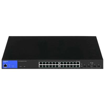 Linksys LGS328PC-EU 24-Port Managed Gigabit PoE + Switch- 1 Year Warranty