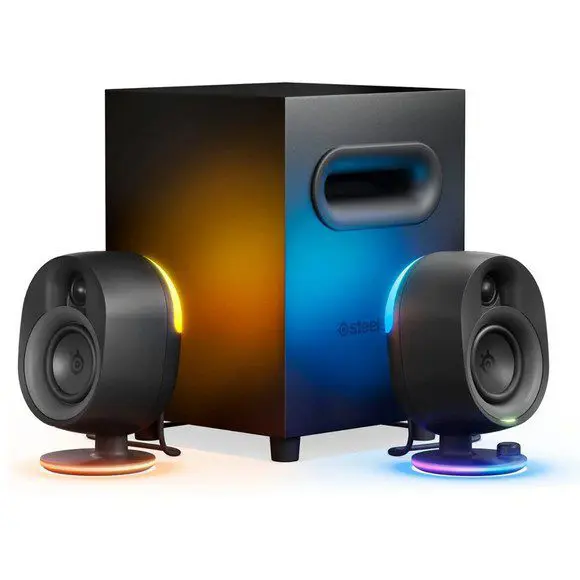 SteelSeries Arena 7 Illuminated 2.1 Gaming Speakers