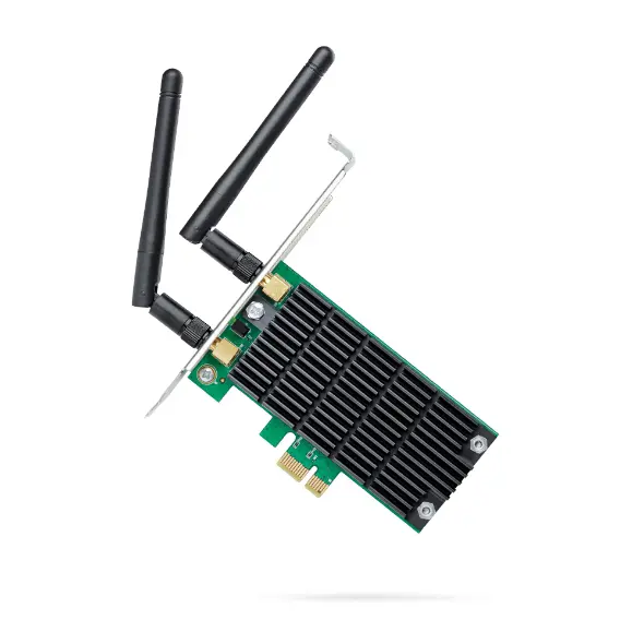 TP-Link Archer T4E AC1200 Dual-Band PCIe Wi-Fi & Bluetooth Adapter — Desktop Networking Upgrade