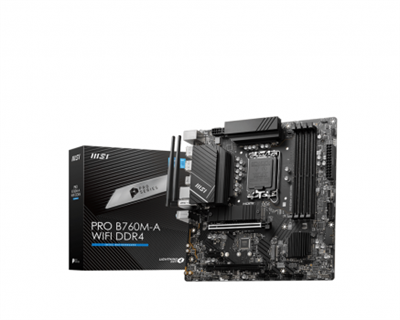 MSI PRO B760M-A WIFI DDR4 Motherboard