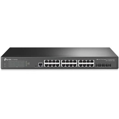 TP-Link TL-SG3428X JetStream 24-Port Gigabit 4 10GE SFP + Slots L2+ Managed Switch