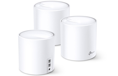 TP-Link Deco X60 AX5400 Mesh Wi-Fi 6 System High-Speed - 3-Pack for Whole Home Coverage