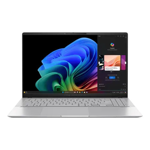 Asus Vivobook S 15 K5507QA-MA048W Snapdragon X Plus X1P 42 100 16GB D5 1TB SSD 15.6" 3K OLED Win11 Cool Silver - (Official Warranty)