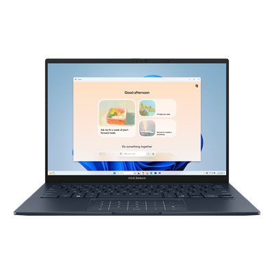ASUS Zenbook 14 UX3405MA-PZ464W Intel Core Ultra 9 185H 16GB D5 1TB SSD 14.0" 3K OLED Touch Display Backlit KB Win11 Ponder Blue - (Official Warranty)