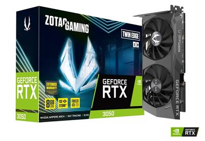 ZOTAC GAMING GeForce RTX 3050 8GB 128BIT Twin Edge GDDR6