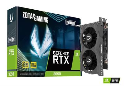 ZOTAC GAMING GeForce RTX 3050 6GB 96BIT Twin Edge GDDR6