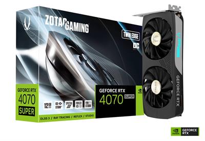 ZOTAC GAMING GeForce RTX 4070 12GB SUPER Twin Edge GDDR6