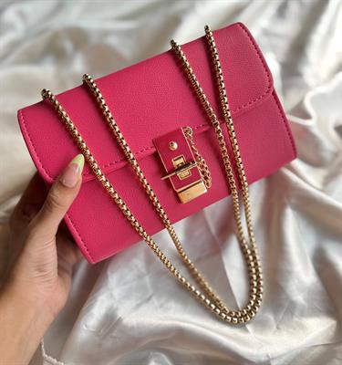 Vibrant Pink Shoulder Bag