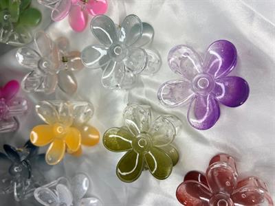 Acrylic Mini Flower Claw Clip