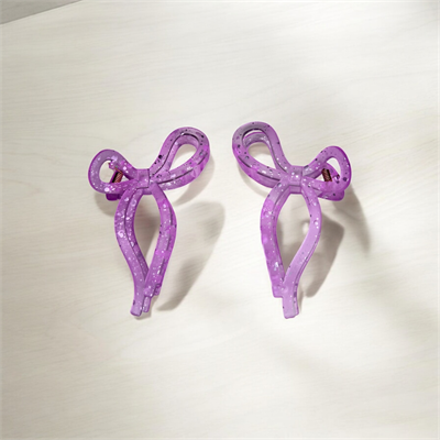 Bow Claw Clip (Pink)