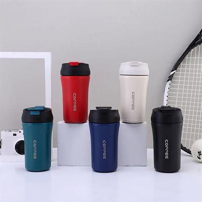 Smart Travel Coffee Mug with Straw