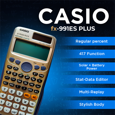 CASIO FX-991ES Plus 417 Functions Calculator