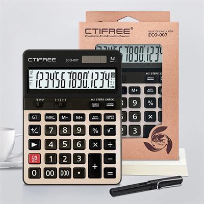 CTIFREE Original ECO-007 Office Calculator