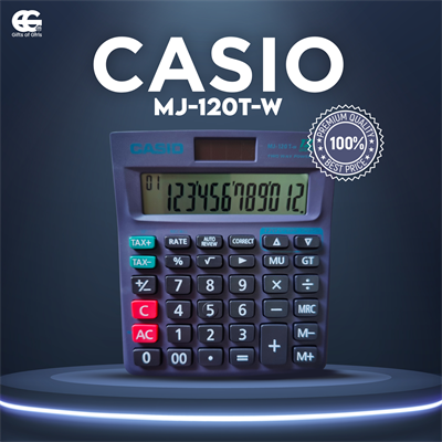 CASIO Multi-Function Tax Calculator MJ-120T-w