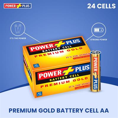 POWER PLUS Premium Gold AA Batteries