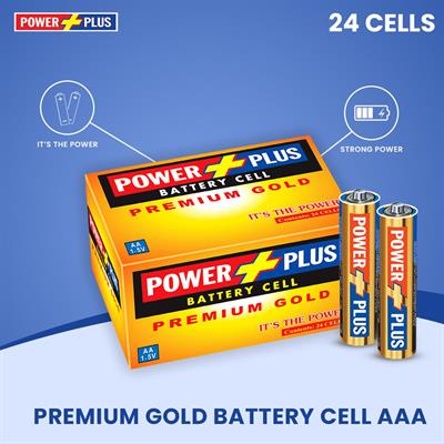 POWER PLUS Premium Gold AAA Batteries