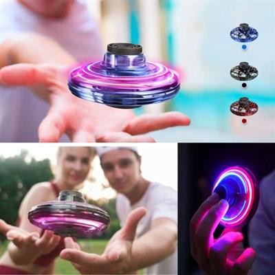 Flying Fidget Spinner Drone Flying Ball With Led Lights Sensory Fidget Mini Toys (random Colors)