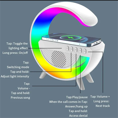 G500 – G Lamp Led Bluetooth Speaker And Charger