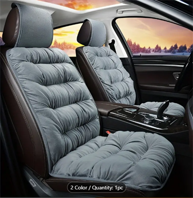 Luxurious Plush Car Seat Cushion - Winter-Ready, Thick Insulation & Soft Backrest, Fit - Comfortable, Non-Slip, Durable Protection for Your Vehicle