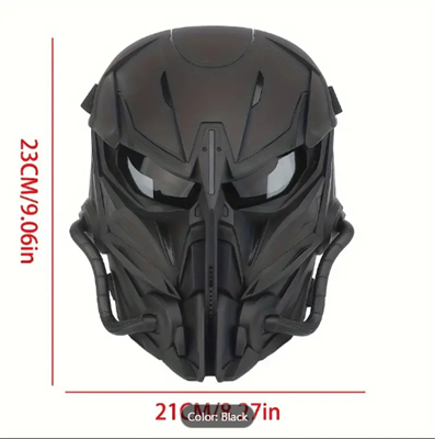 Tactical Full Face Mask - Maximum Protection for Airsoft, Paintball, and Hunting!