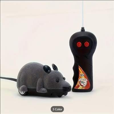 Wireless Remote Control Rat Prank Toy - Realistic Cat Teaser & Perfect Gift for Friends, Ideal for Holidays (Batteries Not Included)