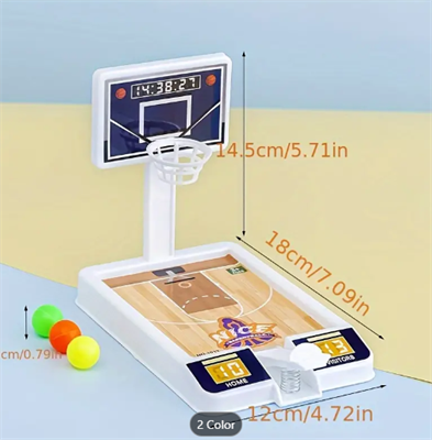 Mini Desktop Basketball Launcher: Finger-Powered Toy for Kids, Perfect for 3-6 Year Olds, Enhances Hand-Eye Coordination, Great for Birthday Gifts or Family Fun