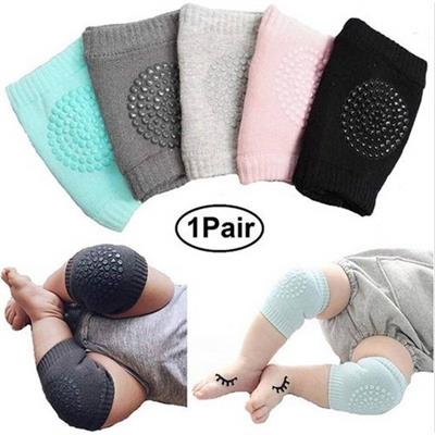 Baby Knee Pad For Crawlin Anti-slip Pad Stretchable Elastic Cotton Soft Comfortable Knee Cap Elbow Safety Protector (random Colors) – Each Pair