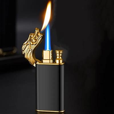 Refillable Fancy Dual Flame Dargon Lighter 