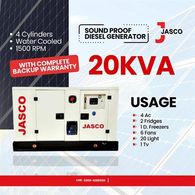 Jasco Diesel Generator 20 KVA