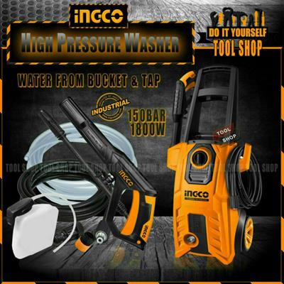 Ingco High pressure washer 1800W 150Bar - HPWR18008