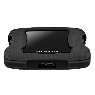 ADATA HD330 1TB USB 3.1 Shock-Resistant Extra Slim External Portable Hard Drive - Black - AHD330-1TU31-CBK