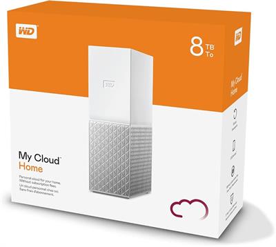 WD My Cloud Home 8TB Personal Cloud Storage, Network Attached Storage, NAS