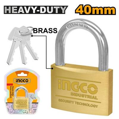 Ingco Heavy duty brass padlock - DBPL0402