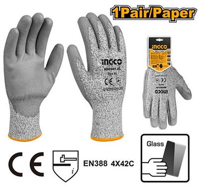 Ingco Cut-resistance gloves - HGCG01-XL