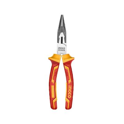 Ingco Insulated long nose pliers 8" - HILNP28208