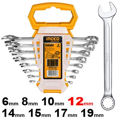 Ingco 8Pcs Combination spanner set - HKSPA1088