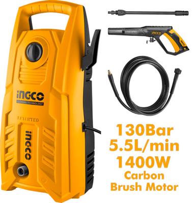 Ingco High pressure washer 1400W 130Bar - HPWR14008