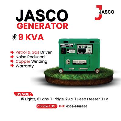 Jasco Generator 9 KVA - BS Silent Series J10000BS