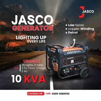 Jasco Generator 10 KVA - Golden Series J10000dc