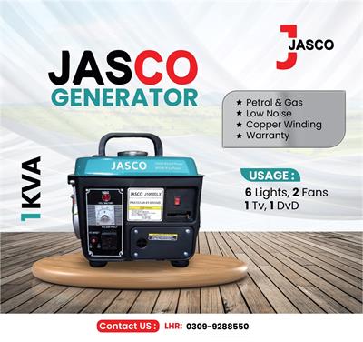 Jasco Generator 1 KVA - Green Series J1000s