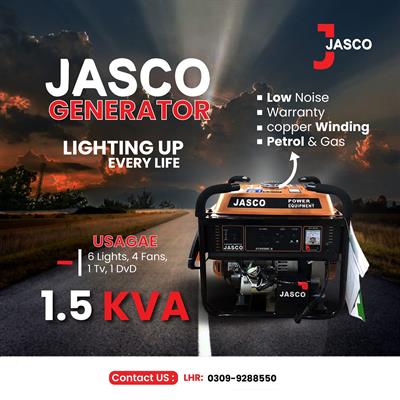 Jasco Generator 1.5 KVA - Golden Series J1800dc